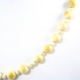 Vintage genuine ivory beaded necklace