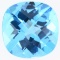 Unmounted blue topaz