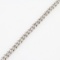 Estate 10K white gold diamond tennis bracelet