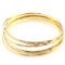 Estate 14K yellow gold bangle bracelet