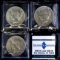 Lot of all 3 1927-P, D & S U.S. peace silver dollars