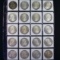 Complete 20-piece roll of uncirculated 1879-S U.S. Morgan silver dollars