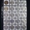 Complete 20-piece roll of uncirculated 1888 U.S. Morgan silver dollars