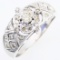 Estate Art Deco style diamond band ring
