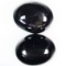 Unmounted black star sapphires