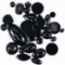 Lot of unmounted onyx: ~123.00 ctw in mixed-cut cabochons