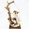 1983 signed G. Armani Capodimonte lovers on a swing ceramic figurine