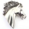 Estate sterling silver Wilson horse head pin