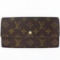 Authentic estate Louis Vuitton monogram canvas Sarah wallet
