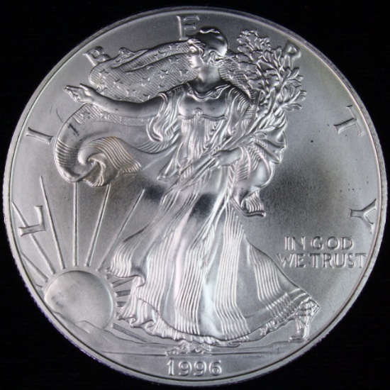 1996 U.S. American Eagle silver dollar