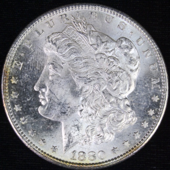 1880-S U.S. Morgan silver dollar