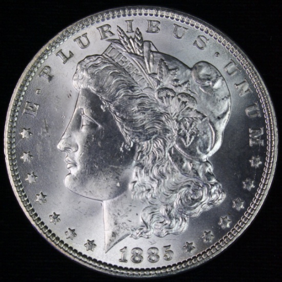 1885 U.S. Morgan silver dollar