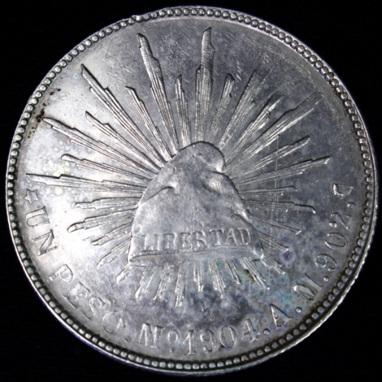 1904-Mo Mexico silver peso