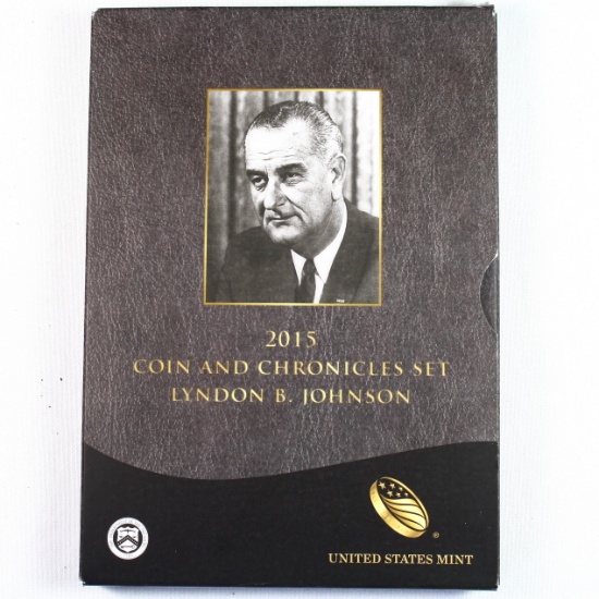 2015 U.S. Lyndon B. Johnson Coin & Chronicle Set