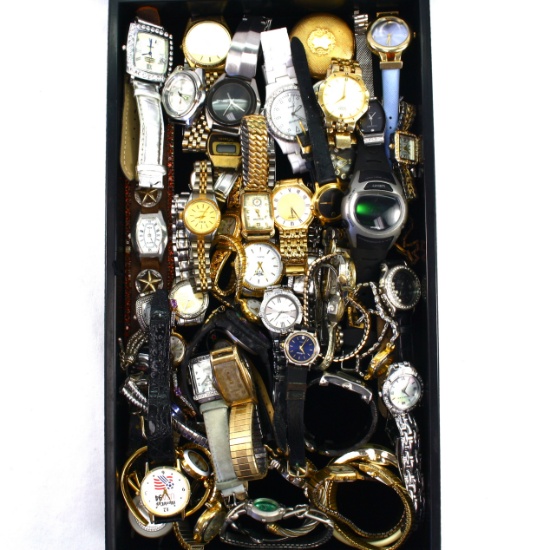 Lot of 50 estate wristwatches