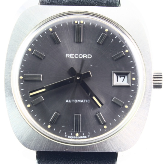 Vintage Record Automatic stainless steel wristwatch