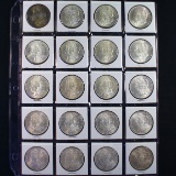 Complete 20-piece roll of uncirculated 1879-S U.S. Morgan silver dollars