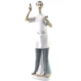 Estate Lladro porcelain dentist #14762 figurine