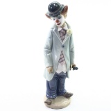 Estate Lladro porcelain clown #5472 figurine