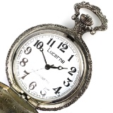 Estate Lucerne covered movement pocket watch