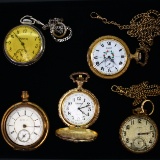 Lot of 5 vintage pocket watches