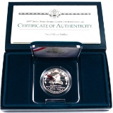 1997 U.S. proof Botanic Garden commemorative silver dollar