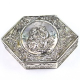 Vintage German .800 silver trinket box