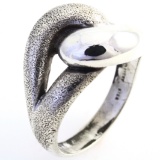 Estate James Avery sterling silver knot ring