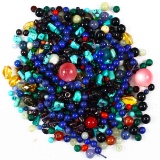 Lot of unstrung genuine gemstone beads: ~1160.00 ctw in mixed cuts