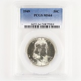 Certified 1949 U.S. Franklin half dollar