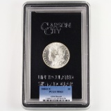 Certified 1884-CC U.S. GSA Morgan silver dollar