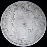 1883 with cents U.S. V nickel