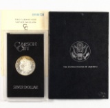 Certified 1884-CC U.S. Morgan silver dollar