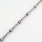 Estate 14K white gold diamond tennis bracelet