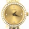 Authentic estate Movado 14K yellow gold & diamond wristwatch