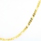 Estate 14K yellow gold figaro chain