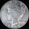 1934-D U.S. peace silver dollar