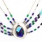 Estate sterling silver Native American necklace