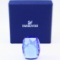 Estate Swarovski Crystal Society member's-only gift Macaw blue sapphire crystal paperweight
