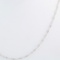 Estate 14K white gold Singapore chain