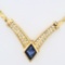 Authentic vintage Christian Dior gold-plated necklace