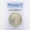 Certified 1883 U.S. Morgan silver dollar