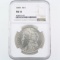 Certified 1885 U.S. Morgan silver dollar
