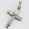 Estate James Avery sterling silver cross charm