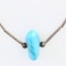 Estate turquoise & sterling silver necklace