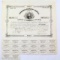 1861 Confederate States of America $50 8% bond with 20 coupons attached