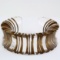 Vintage estate signed Vigneri massive lucite bracelet cuff