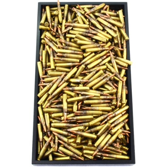 Lot of 550+ rounds of 5.56 FMJ rifle ammo