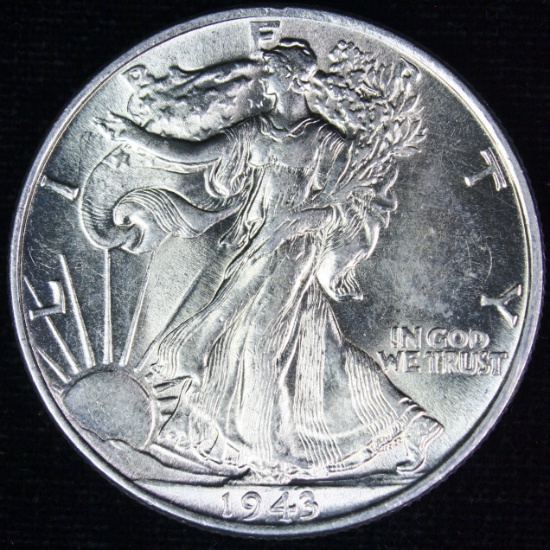1943 U.S. walking Liberty half dollar