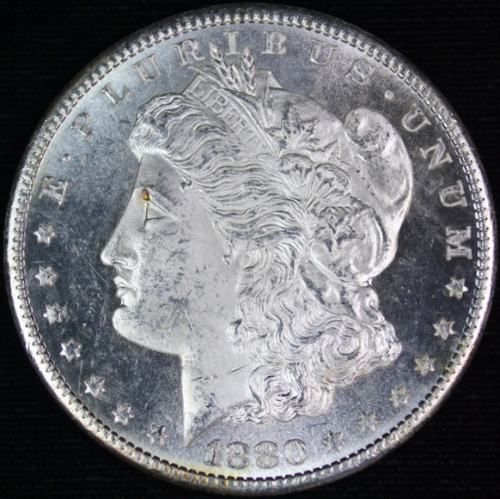 1880-S U.S. Morgan silver dollar